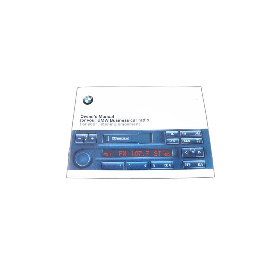 Genuine BMW 01419791557 E36 Operating Instructions, Radio "En Us" SA669 (Inc. 325is)
