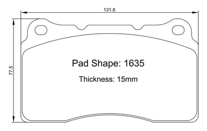 Paragon PBP1635 Brake Pads