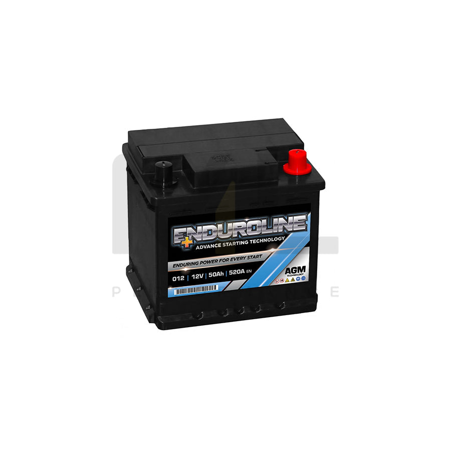 Enduroline 012 AGM Start Stop Car Battery 12V 50AH