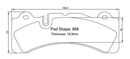 Paragon PBP888 Brake Pads