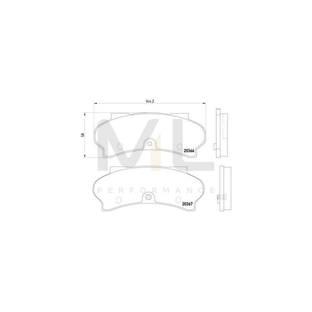 brembo-p-61-033-brake-pad-set-for-peugeot-j9-van-with-acoustic-wear-warning