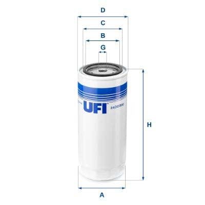 UFI 24.309.00 Fuel Filter