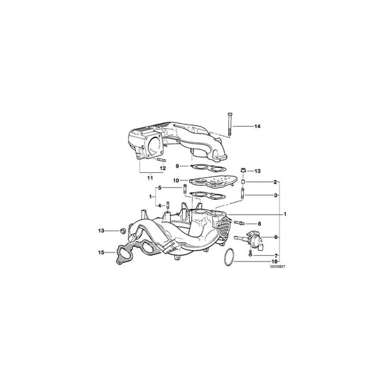 Genuine BMW 11611734225 E36 E34 O-Ring 65X1,8 (Inc. 518i, 316i & 318i)