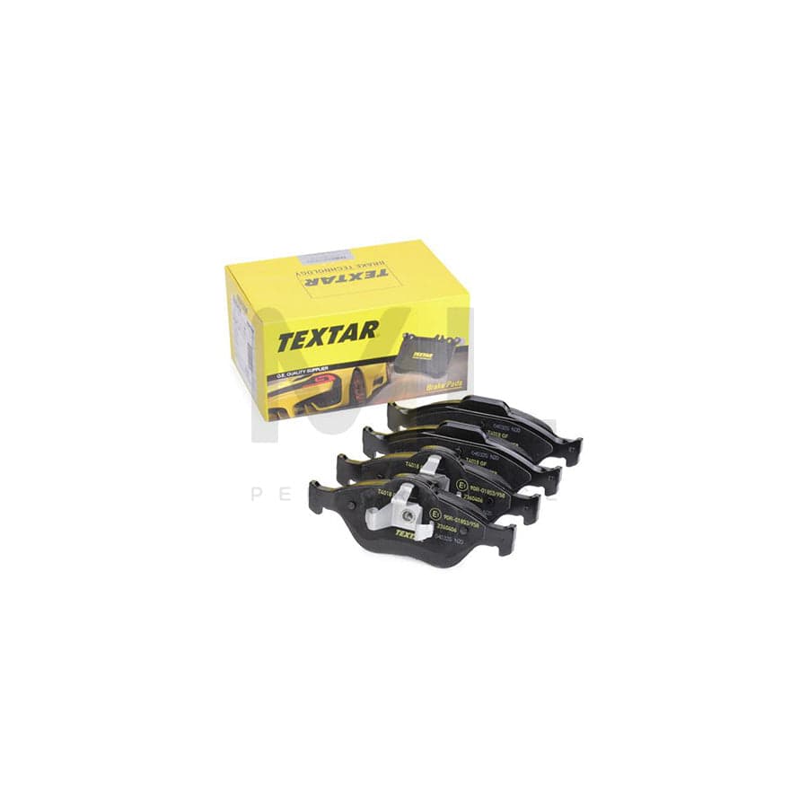 TEXTAR 2360406 Brake pad set not prepared for wear indicator