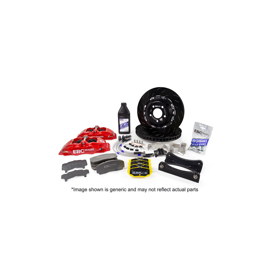 EBC BBK007RED-2 Ford Fiesta ST Front Big Brake Kit Red 1 | ML Performance UK Car Parts