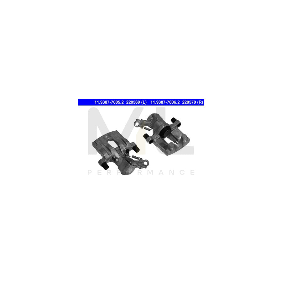 ATE 11.9387-7006.2 Brake Caliper without holder