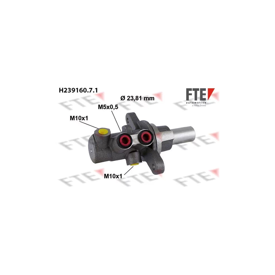 FTE 9220303 Brake Master Cylinder for Nissan Qashqai / Qashqai 2 I (J10, Nj10)