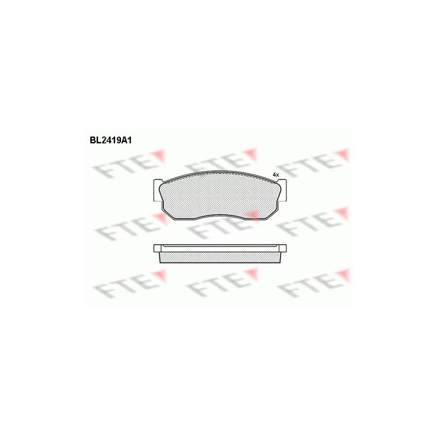 FTE Bl2419A1 Brake Pad Set