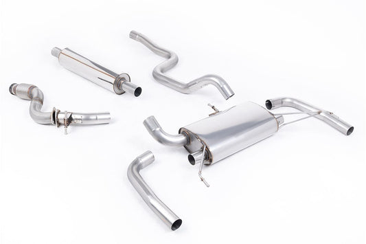 MillTek SSXPE113 Peugeot 308 Cat-Back Resonated (Uses OE Trims)