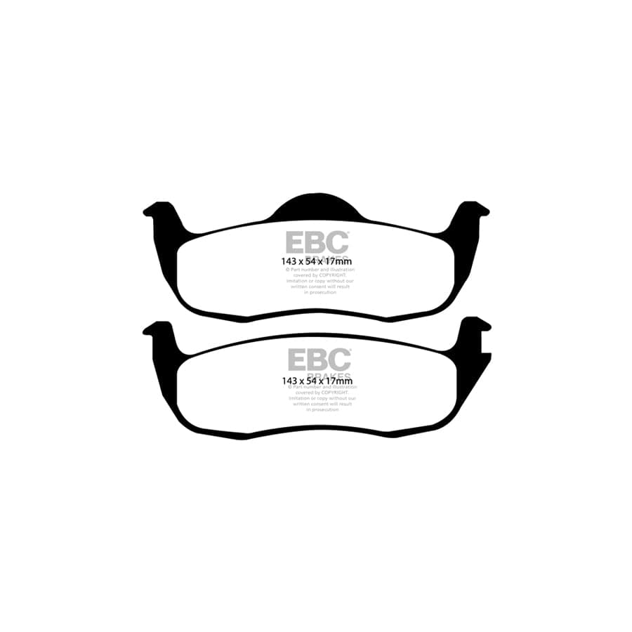 EBC PD11KR316 Jeep Greenstuff Rear Brake Pad & GD Disc Kit (Inc. Commander & Grand Cherokee) 2 | ML Performance UK Car Parts
