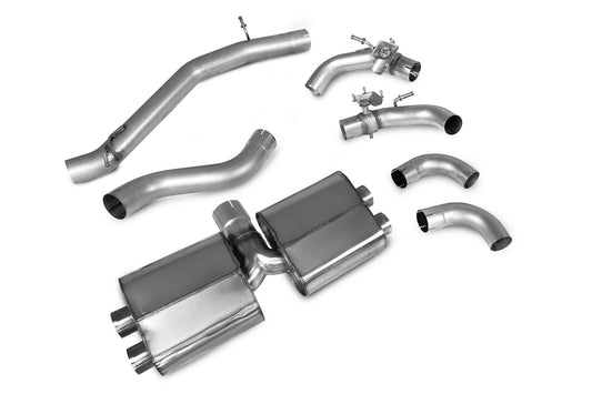 Scorpion SAU093 Audi S3 8Y Resonated Cat/Gpf Back System & Electronic Valves | ML Performance UK UK