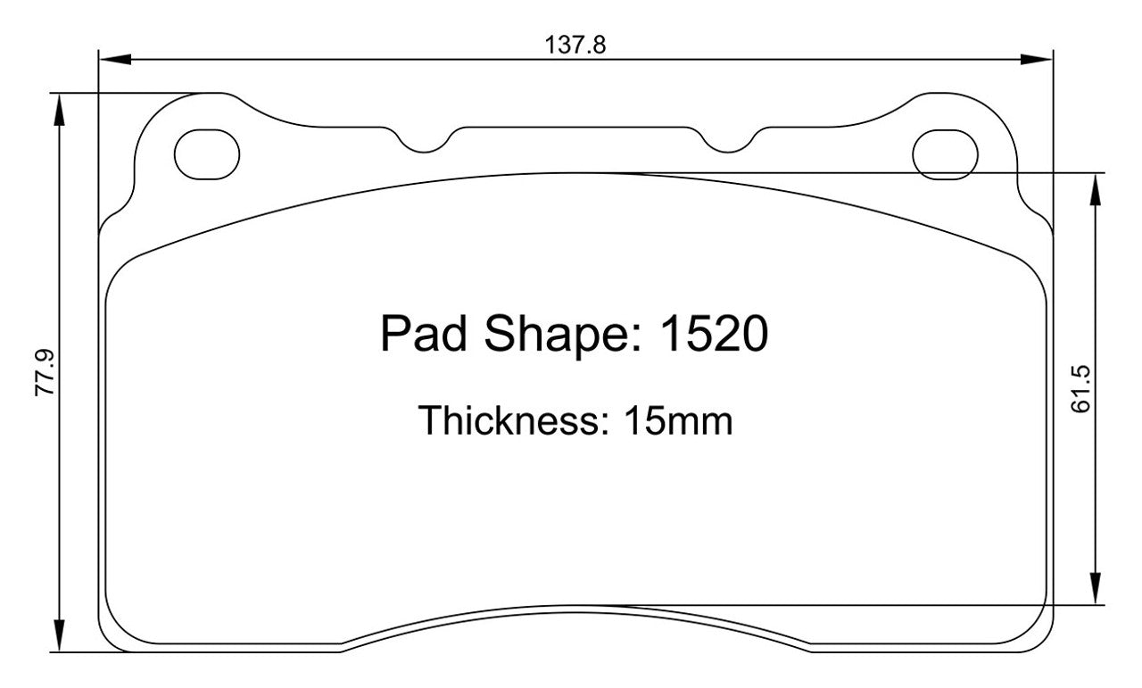 Paragon PBP1520 Brake Pads