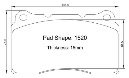 Paragon PBP1520 Brake Pads