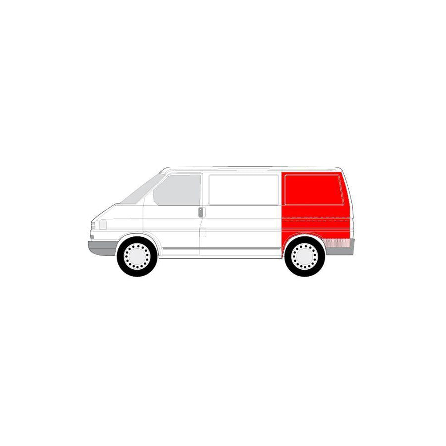 Blic 6504-03-9558577P Wing Fender for VW Transporter