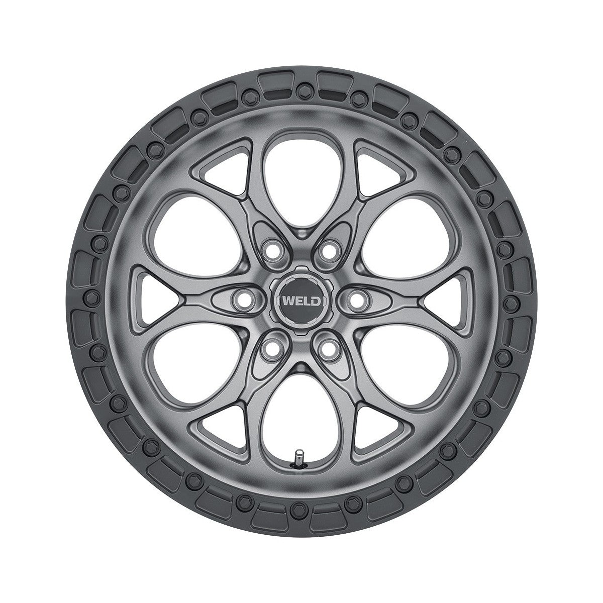 Weld W10709084500 Ledge 6 W107 Wheel 20x9 6x139.7 ET0 BS5 Satin Gunmetal - Satin Black