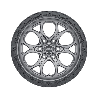 Weld W10709084500 Ledge 6 W107 Wheel 20x9 6x139.7 ET0 BS5 Satin Gunmetal - Satin Black