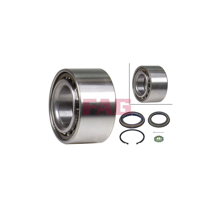 FAG 713 6136 30 Wheel Bearing Kit For Nissan Micra Ii Hatchback (K11)