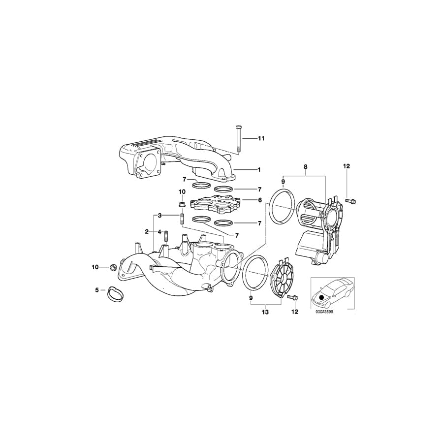 Genuine BMW 11611709223 E46 E36 Screw (Inc. 316Ci, 316i 1.9 & Z3 1.9)