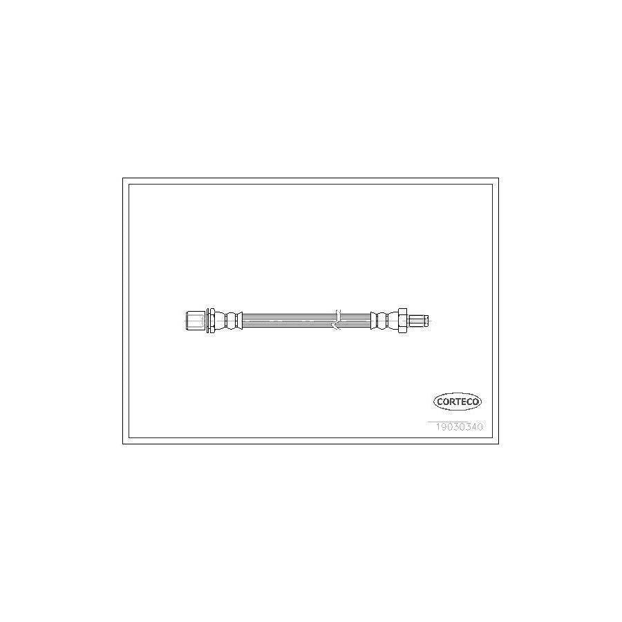 Corteco 19030340 Brake Hose
