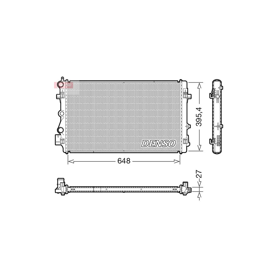 DENSO DRM32051 Engine Radiator