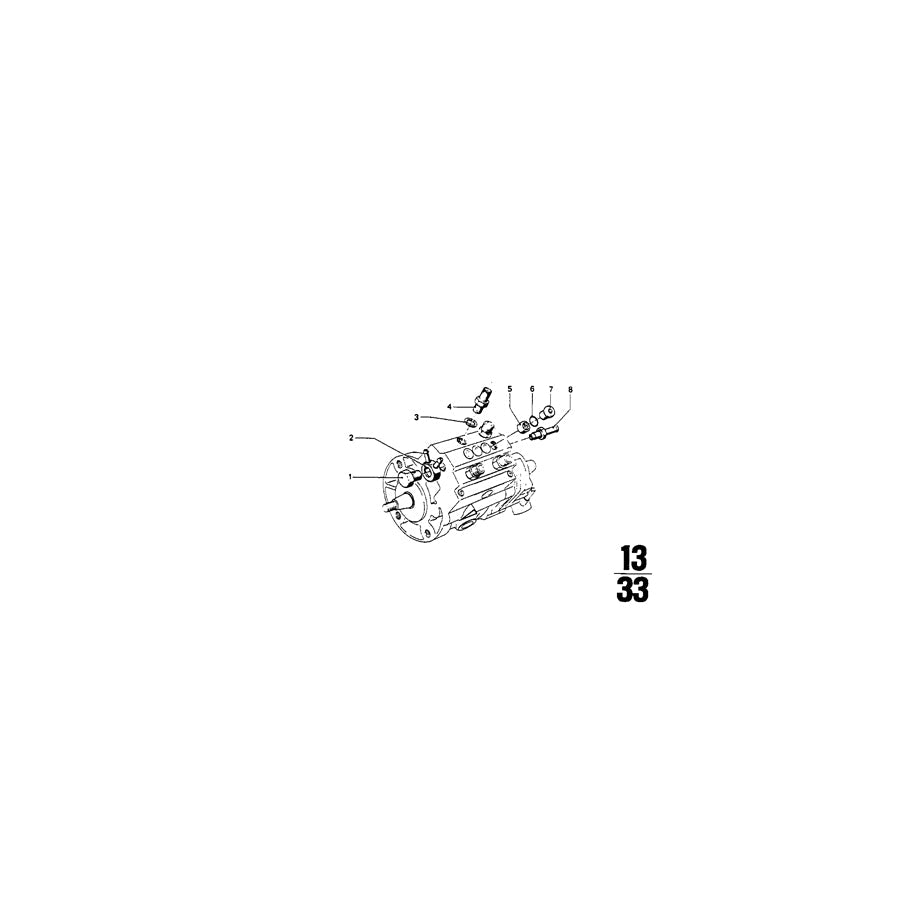 Genuine BMW 13511257556 E12 Hollow Bolt (Inc. 2002tii, 520i & 2000tii)
