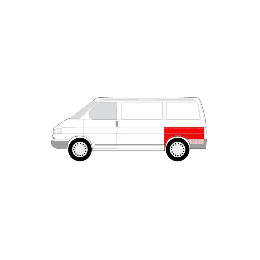 Blic 6504-03-9558575P Wing Fender for VW Transporter