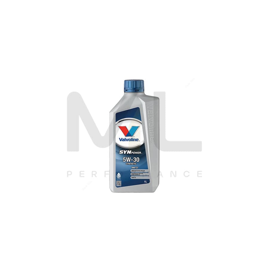 Valvoline SynPower RNO C3 SAE 5W-30 Premium Grade Synthetic Engine Oil 20l
