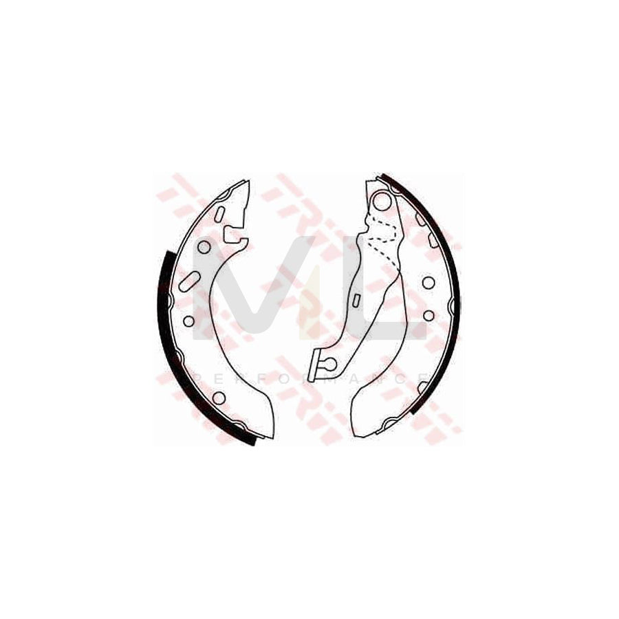 TRW GS8611 Brake Shoe Set