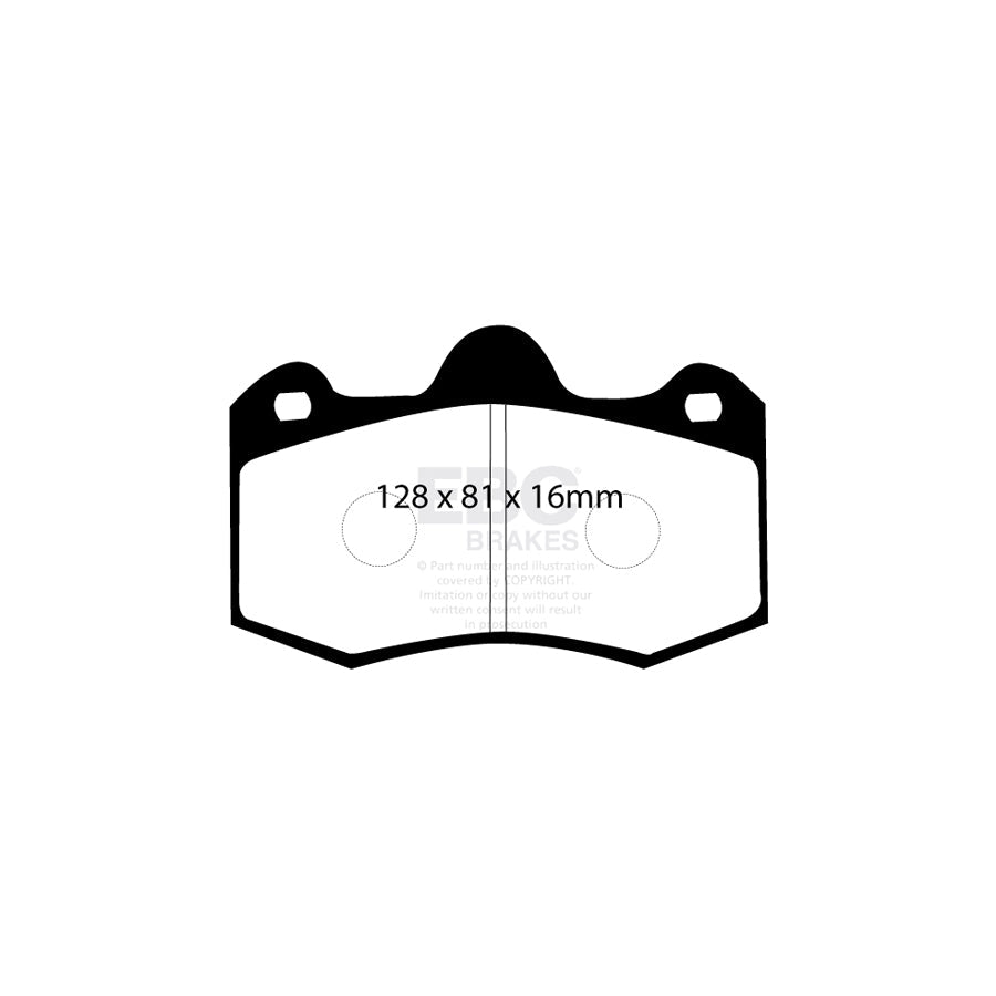 EBC DP9036 Holden Morgan Renault Seat Orangestuff Front/Rear Brake Pads - AP/Girling/TRW Caliper 2 | ML Performance UK Car Parts