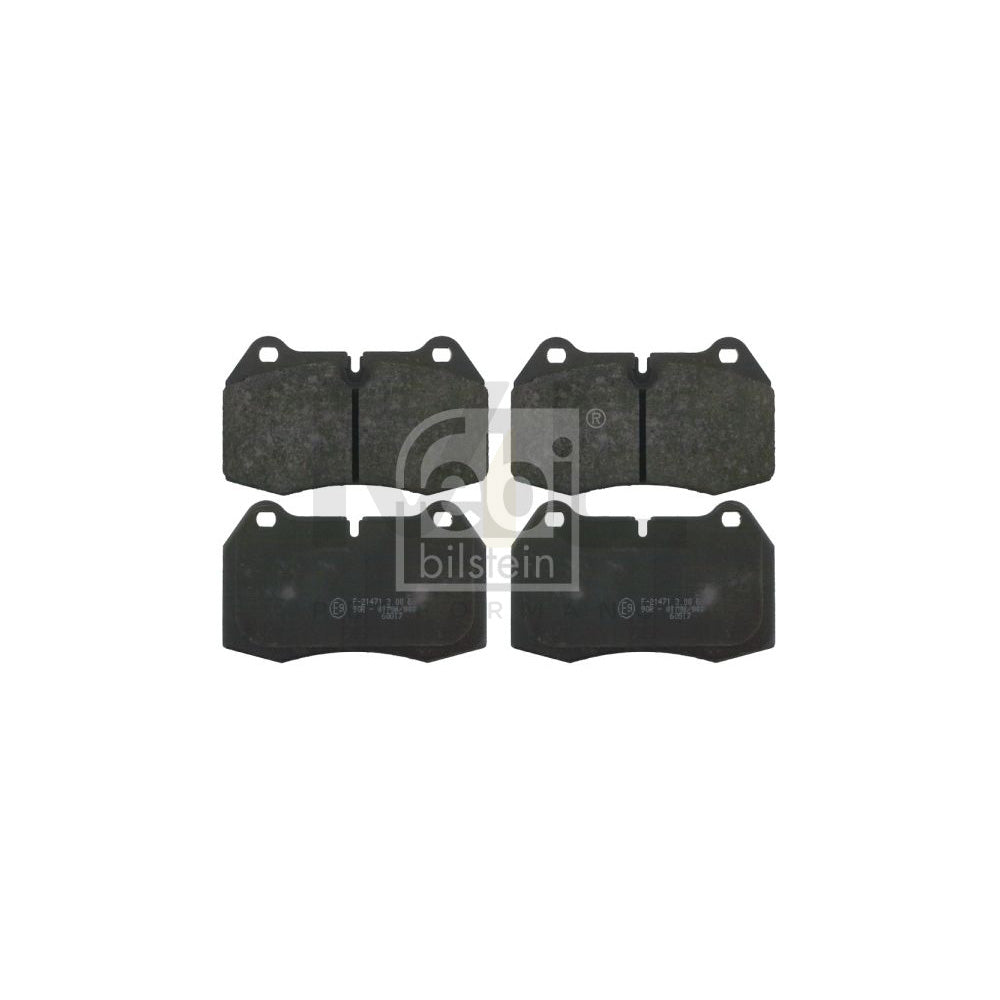 Febi Bilstein 16109 Brake Pad Set Front Axle, Prepared For Wear Indicator | ML Performance Car Parts