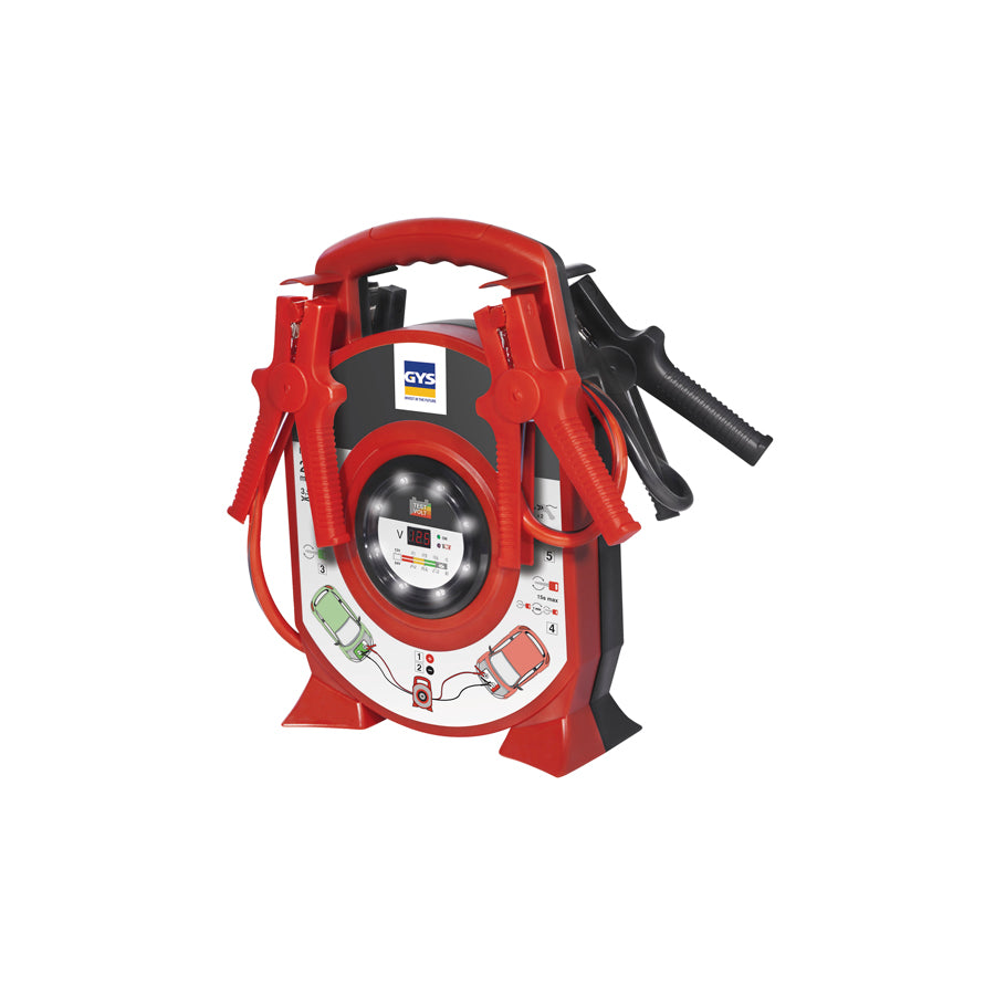 Gys 027695 Jump Leads Reel 500A - 2X3.5M - 25Mm2 - Insulated Clamps Charger Accessories