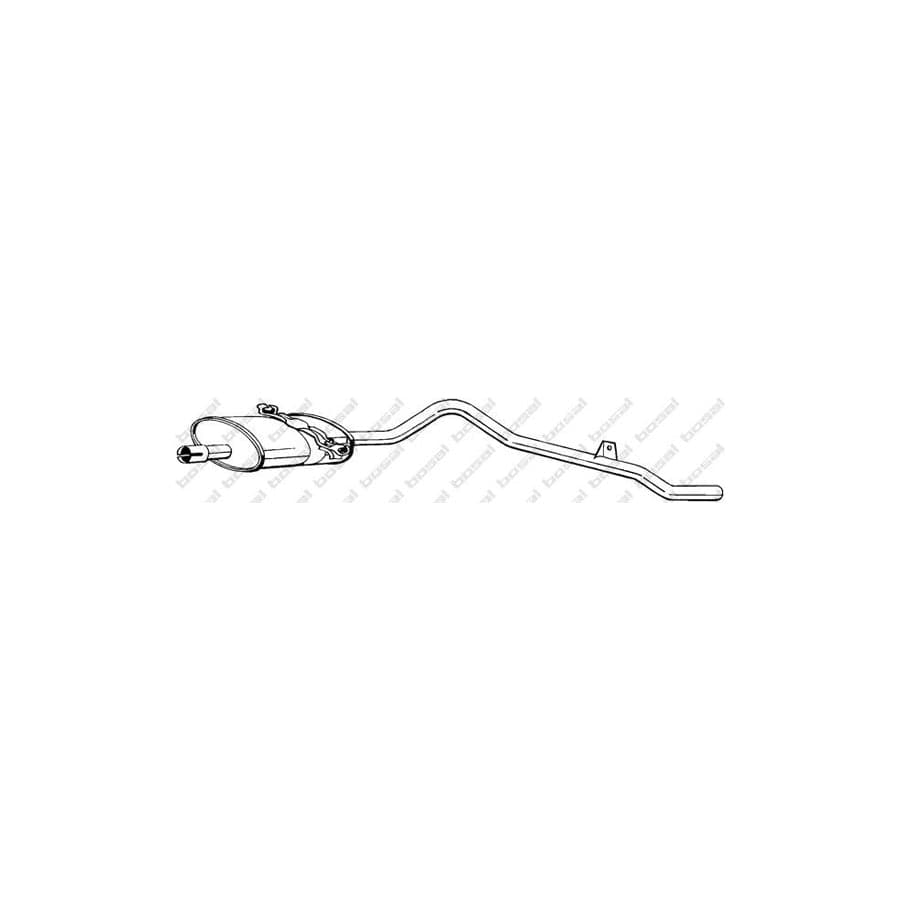 Bosal 282-291 Rear Silencer for Nissan Vanette