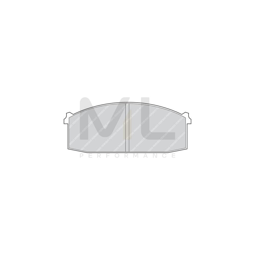Ferodo Premier FDB225 Brake Pad Set Not Prepared for Wear Indicator