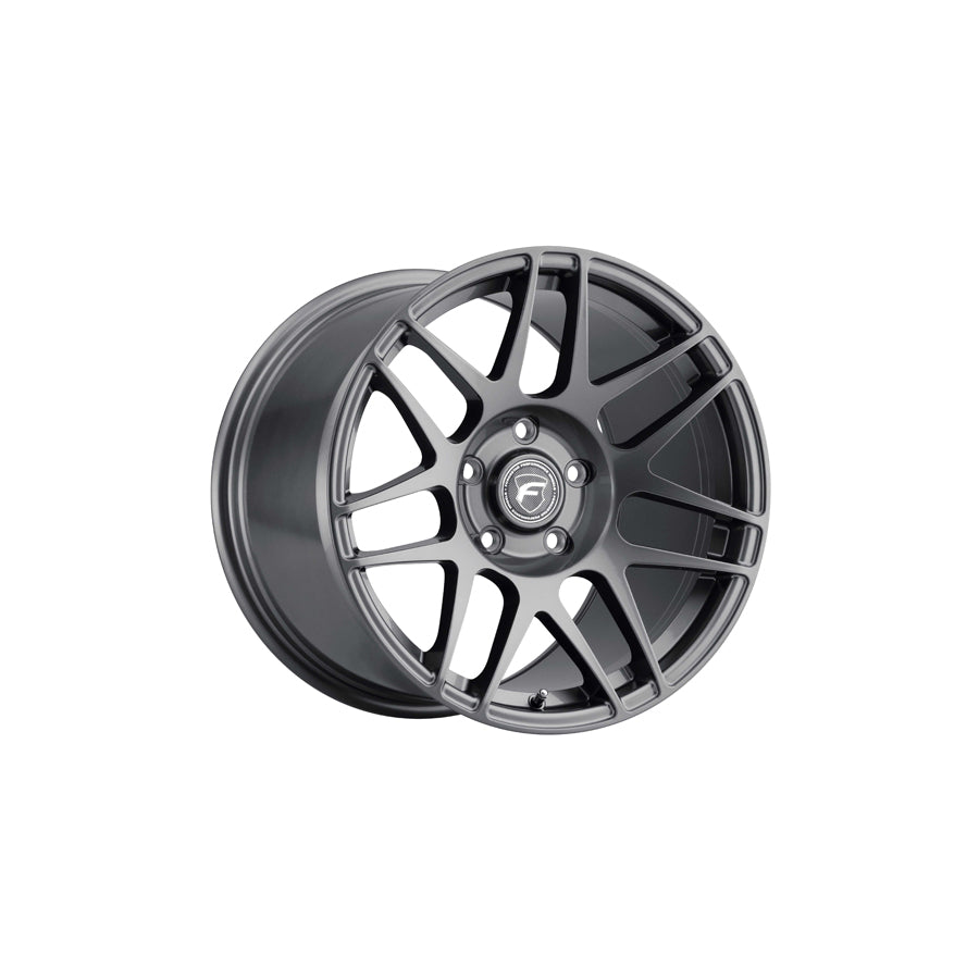 Forgestar F17388022P15 18x8 F14 Drag Semi Concave 5x120 ET15 BS5.125 Gloss Anthracite Drag Racing Wheel