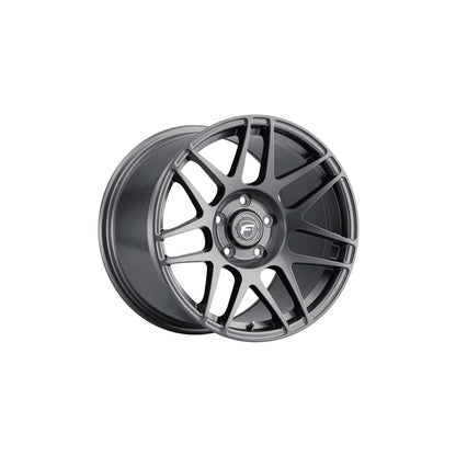 Forgestar F17388022P15 18x8 F14 Drag Semi Concave 5x120 ET15 BS5.125 Gloss Anthracite Drag Racing Wheel