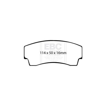 EBC DP8008RP1 Ginetta Lotus Noble RP-1 Full Race Front/Rear Brake Pads - Girling/TRW/AP Caliper 2 | ML Performance UK Car Parts