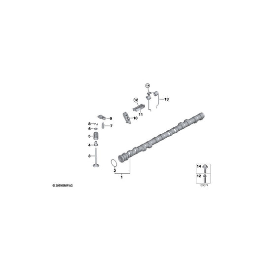 Genuine BMW 11377628307 F34 E93 E63 Intermediate Lever "4" (Inc. X3 28iX, 328i & 740Li)