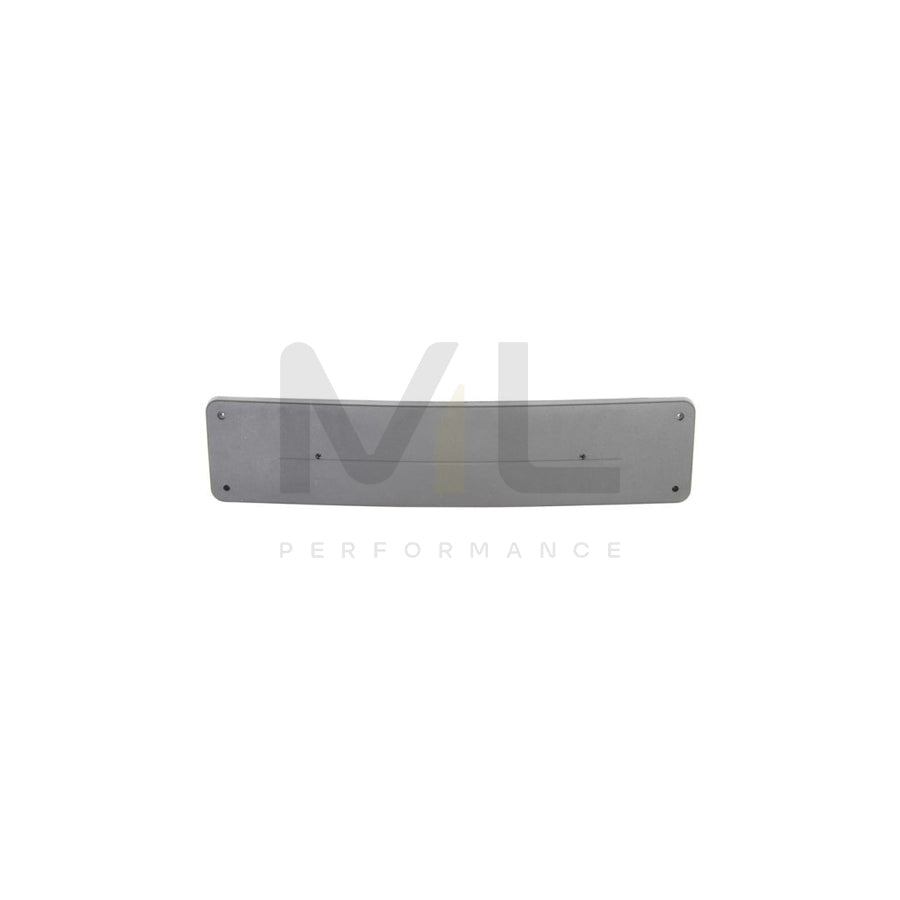 BLIC 6509-01-3518920P Number plate holder suitable for MERCEDES-BENZ C-Class Front, Black, frameless