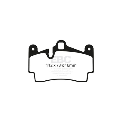 EBC PD01KR937 Porsche Cayenne (9PA) Greenstuff Rear Brake Pad & Plain Disc Kit - Brembo Caliper 2 | ML Performance UK Car Parts