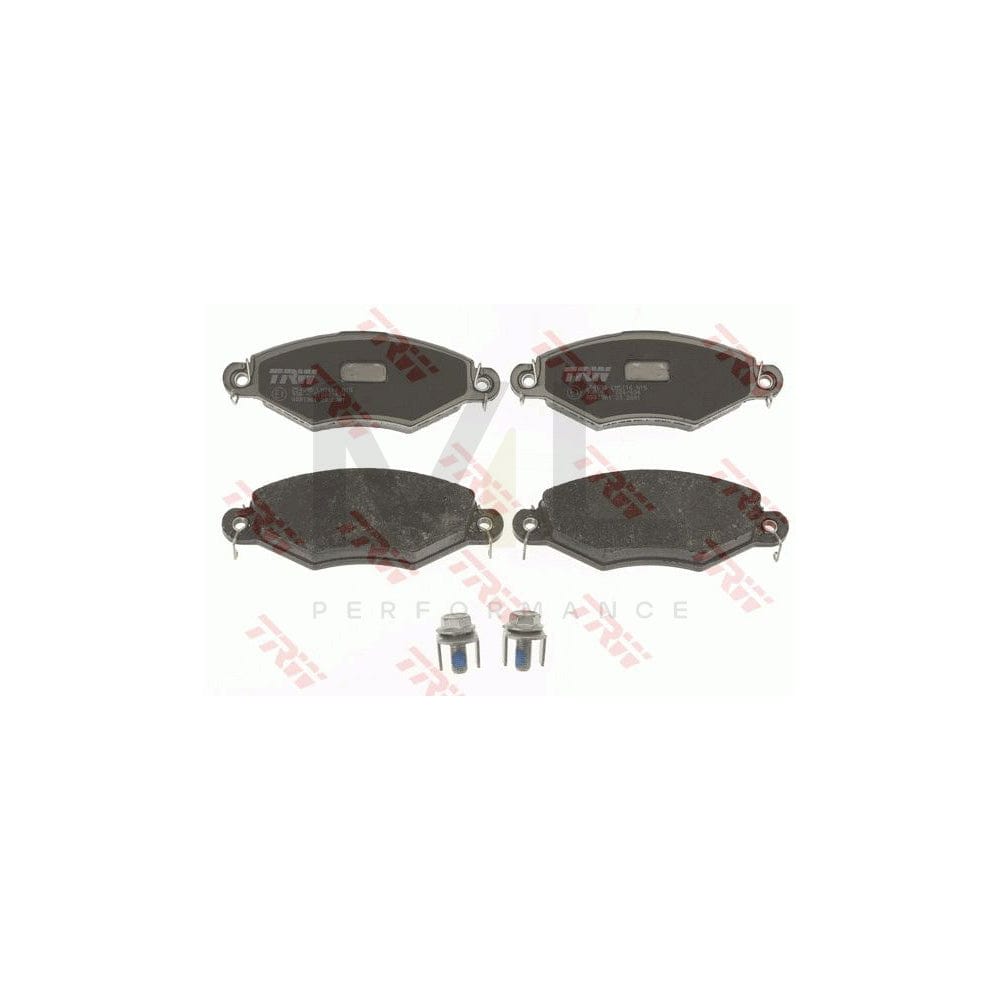 TRW Cotec Gdb1361 Brake Pad Set Not Prepared For Wear Indicator, With Brake Caliper Screws, With Accessories