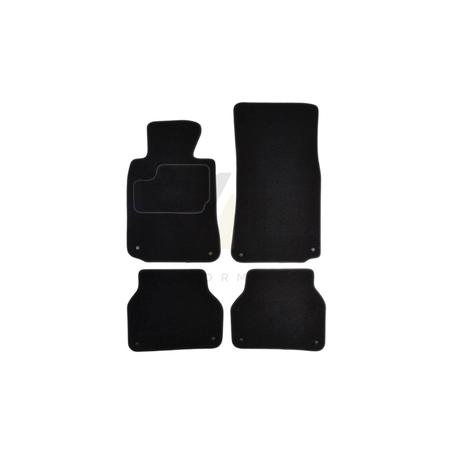 MAMMOOTH Tailored A041 BM150 PRM 01 Floor mat set for BMW 5 Series Textile, Front and Rear, Quantity: 4, Black