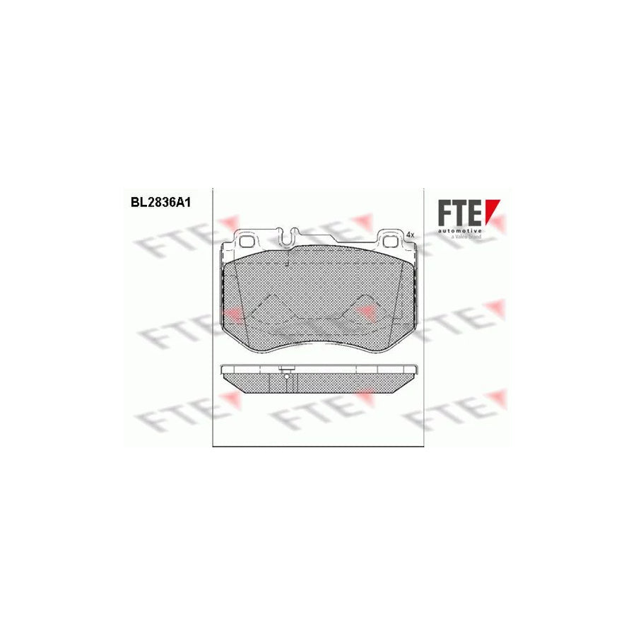 FTE 9011014 Brake Pad Set Suitable for Mercedes-Benz C-Class