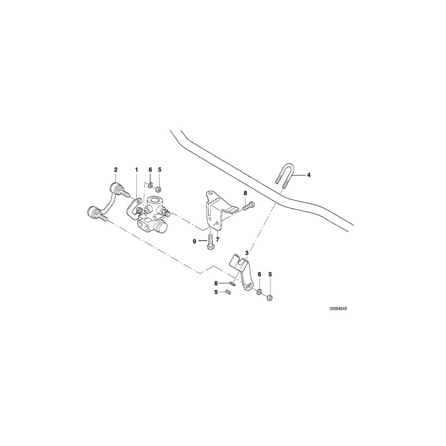 Genuine BMW 37121090630 E38 Rod (Inc. 730i, 740iL & 750iLP)