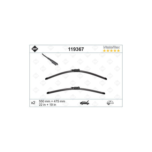 Swf Visioflex 119367 Wiper Blade For Fiat Stilo