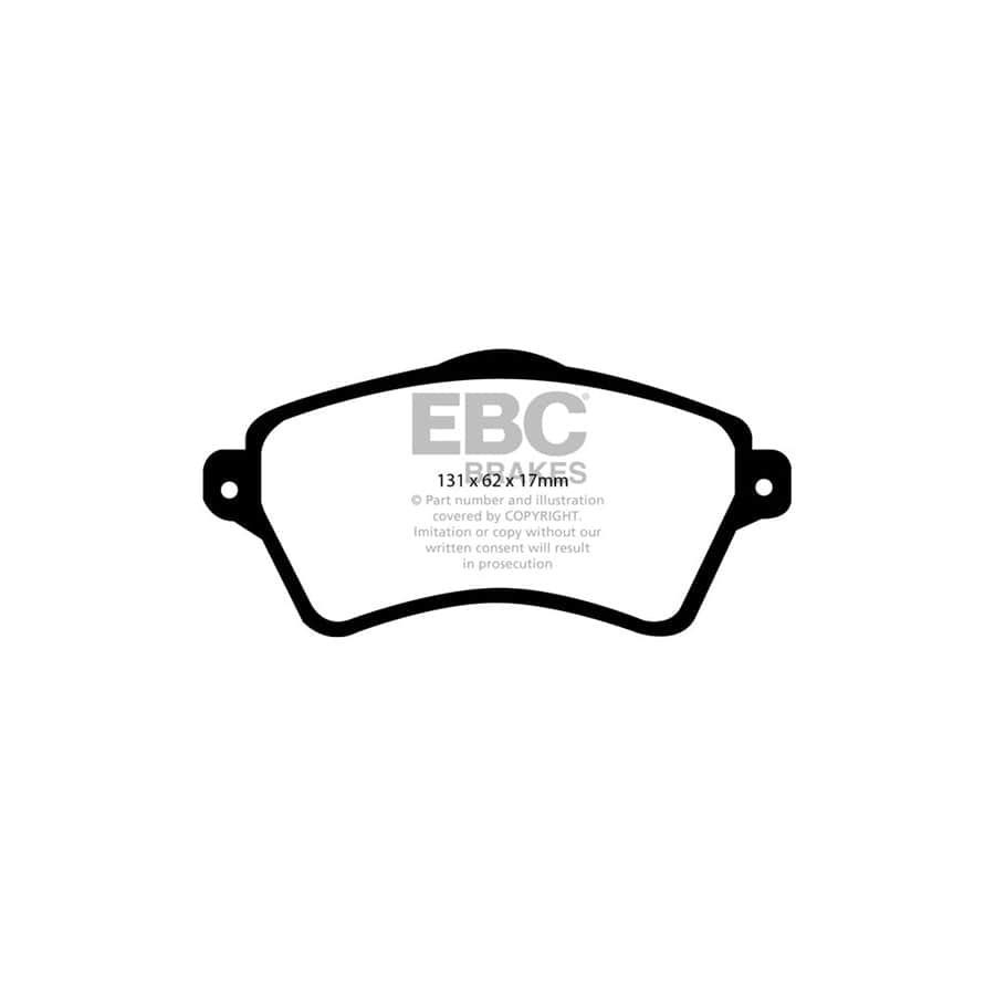 EBC PDKF1071 Land Rover Freelander Ultimax Front Brake Pad & Plain Disc Kit 2 | ML Performance UK Car Parts