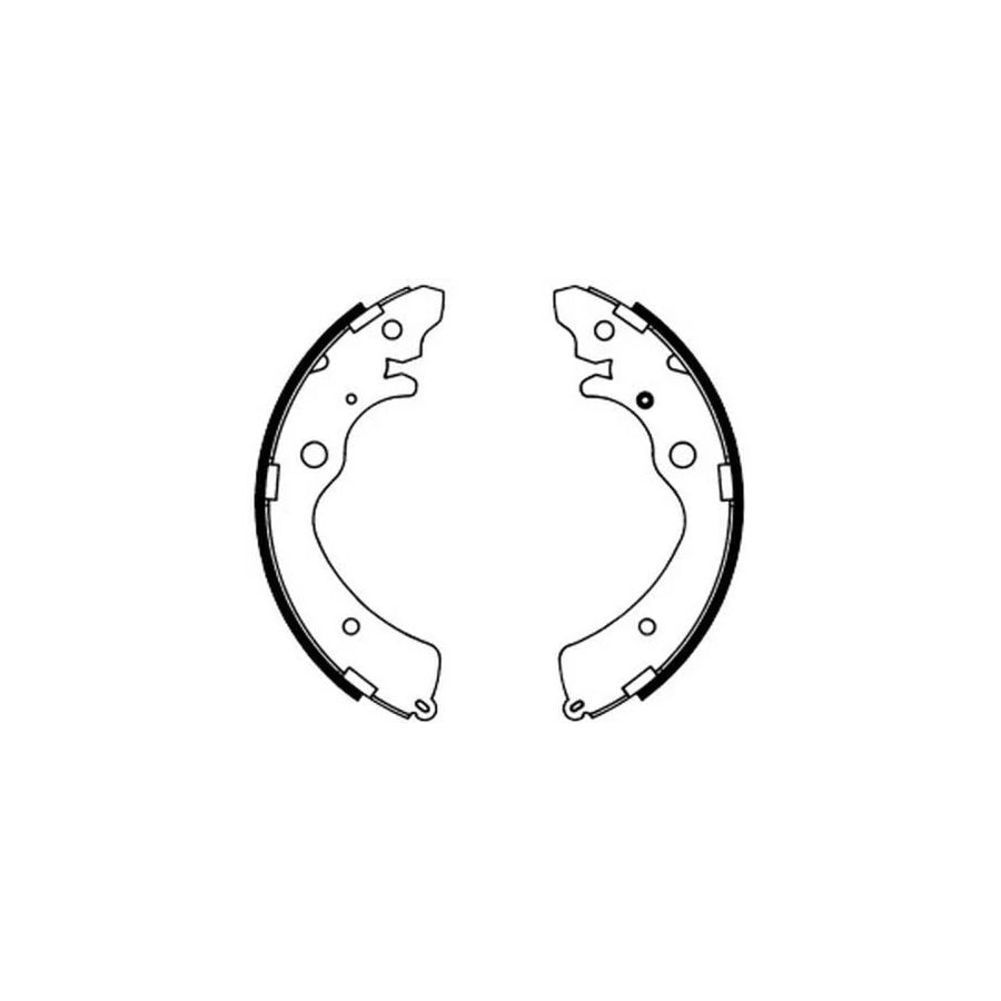 ABE C04011ABE Brake Shoe Set