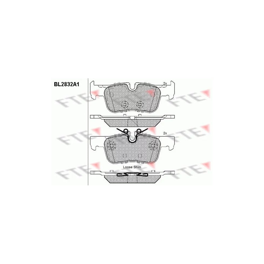FTE 9011012 Brake Pad Set
