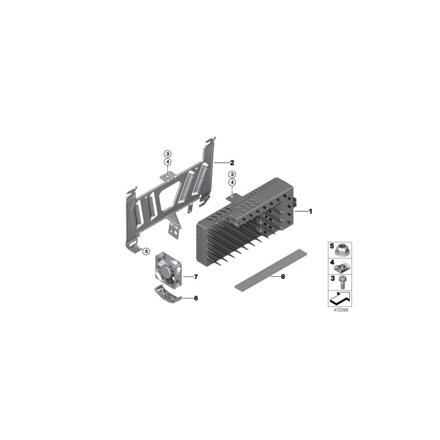 Genuine BMW 65126841966 F34 Amplifier Hifi System (Inc. 328iX, 330d & 320iX)