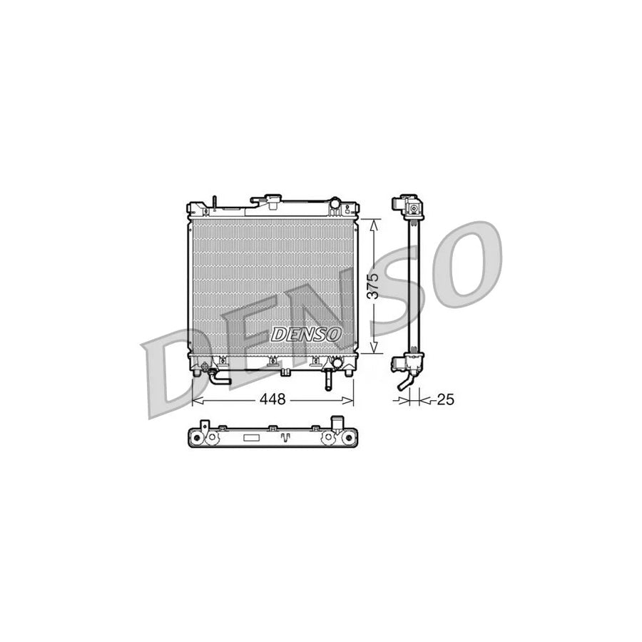 DENSO DRM47003 Engine Radiator for Suzuki Jimny (Fj) Off-Road
