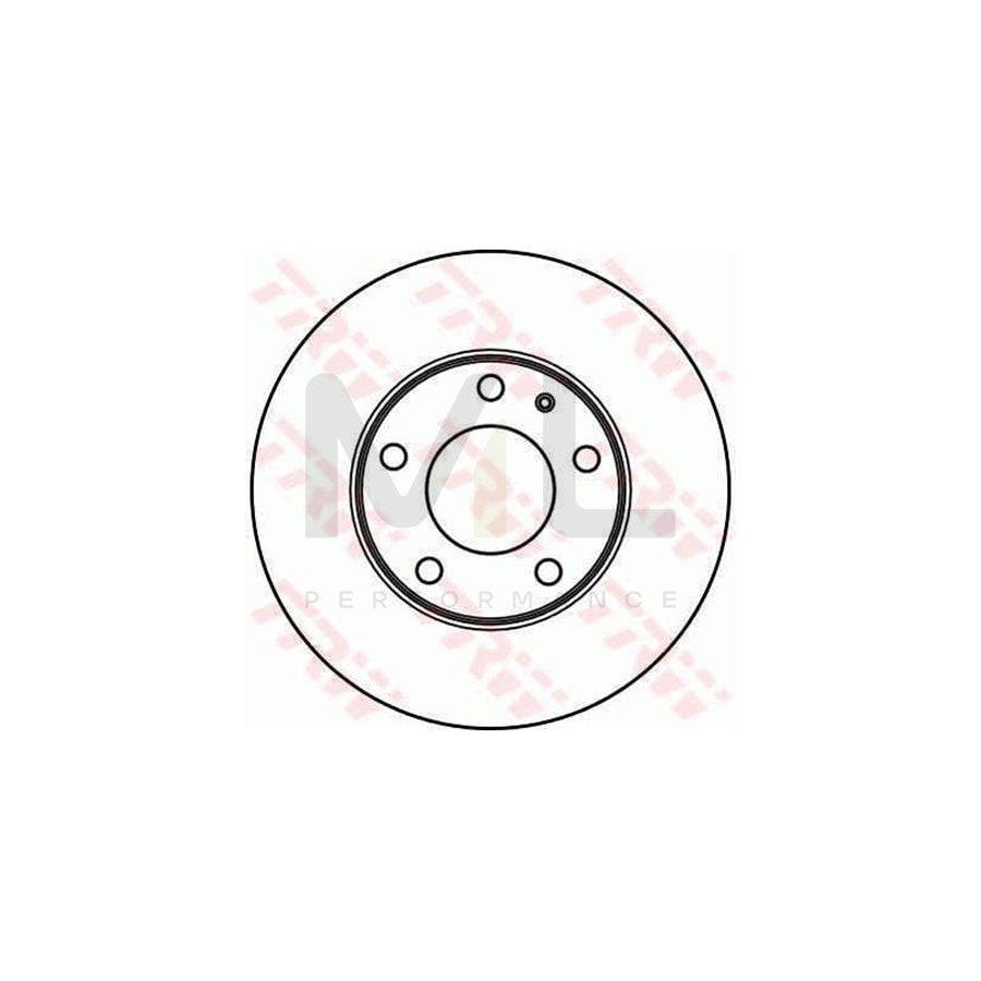 TRW DF2551 Brake Disc Vented  - 1 piece